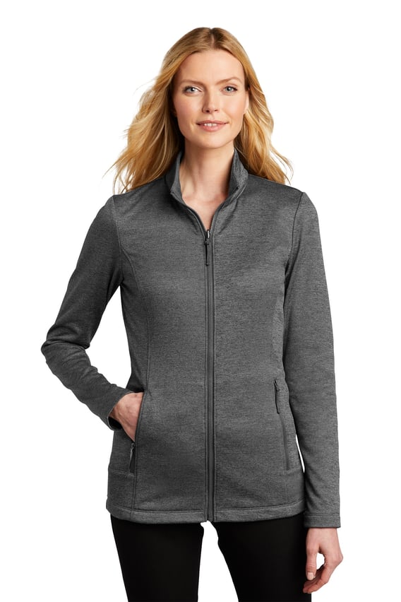 Front view of Women’s Collective Striated Fleece Jacket