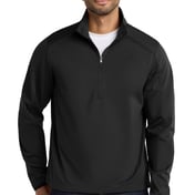 Front view of Active 1/2-Zip Soft Shell Jacket