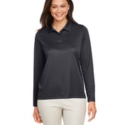 Front view of Ladies’ Zone Performance Long Sleeve Polo