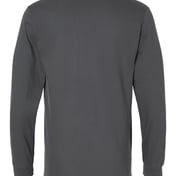 Back view of Combed Ringspun Long Sleeve T-Shirt