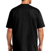 Back view of Tall Workwear Pocket Short Sleeve T-Shirt