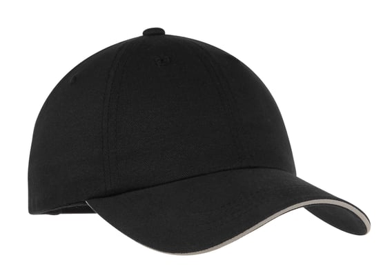 Front view of Reflective Sandwich Bill Cap