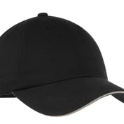 Front view of Reflective Sandwich Bill Cap