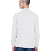 Back view of Adult Sueded Cotton Jersey Mock Turtleneck