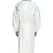 Back view of Port Authority® Disposable Isolation Gown