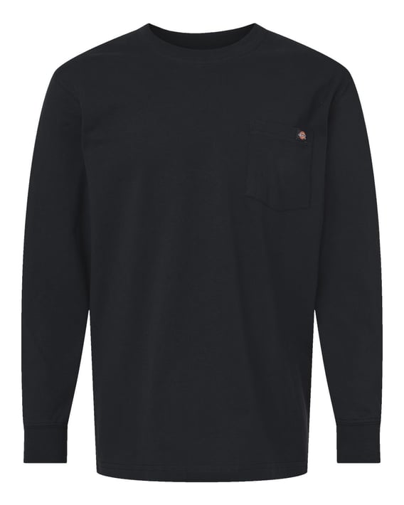 Front view of Traditional Heavyweight Long Sleeve T-Shirt