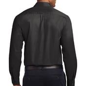 Back view of Extended Size Long Sleeve Easy Care Shirt