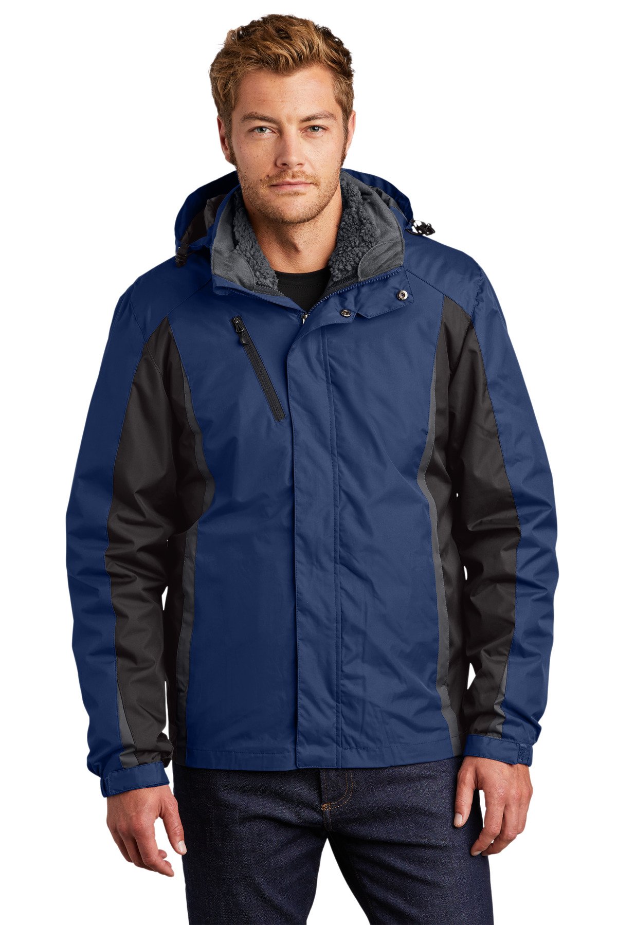 Front view of Colorblock 3-in-1 Jacket