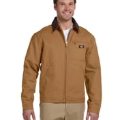 Front view of Unisex Duck Blanket Lined Jacket