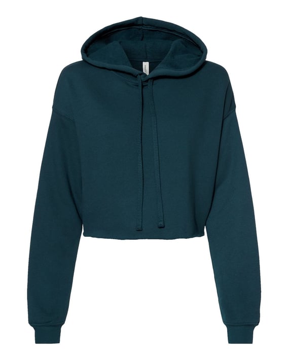 Front view of Women’s Crop Fleece Hoodie