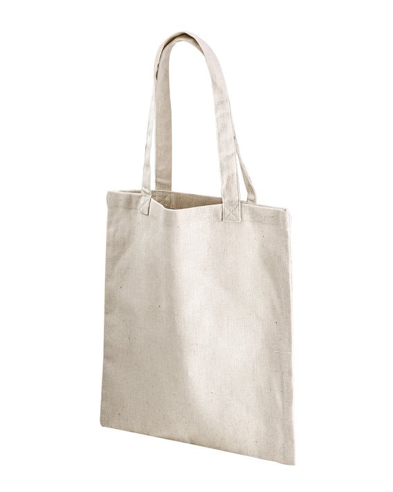 Front view of Post Industrial Recycled Cotton Tote