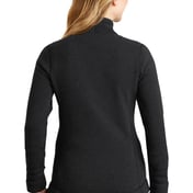 Back view of Ladies Sweater Fleece Jacket