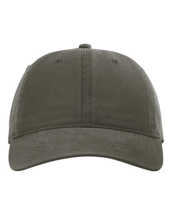 Front view of Peach Twill Dad Hat