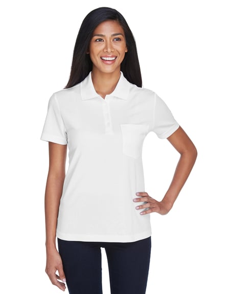 Front view of Ladies' Origin Performance Piqué Polo With Pocket