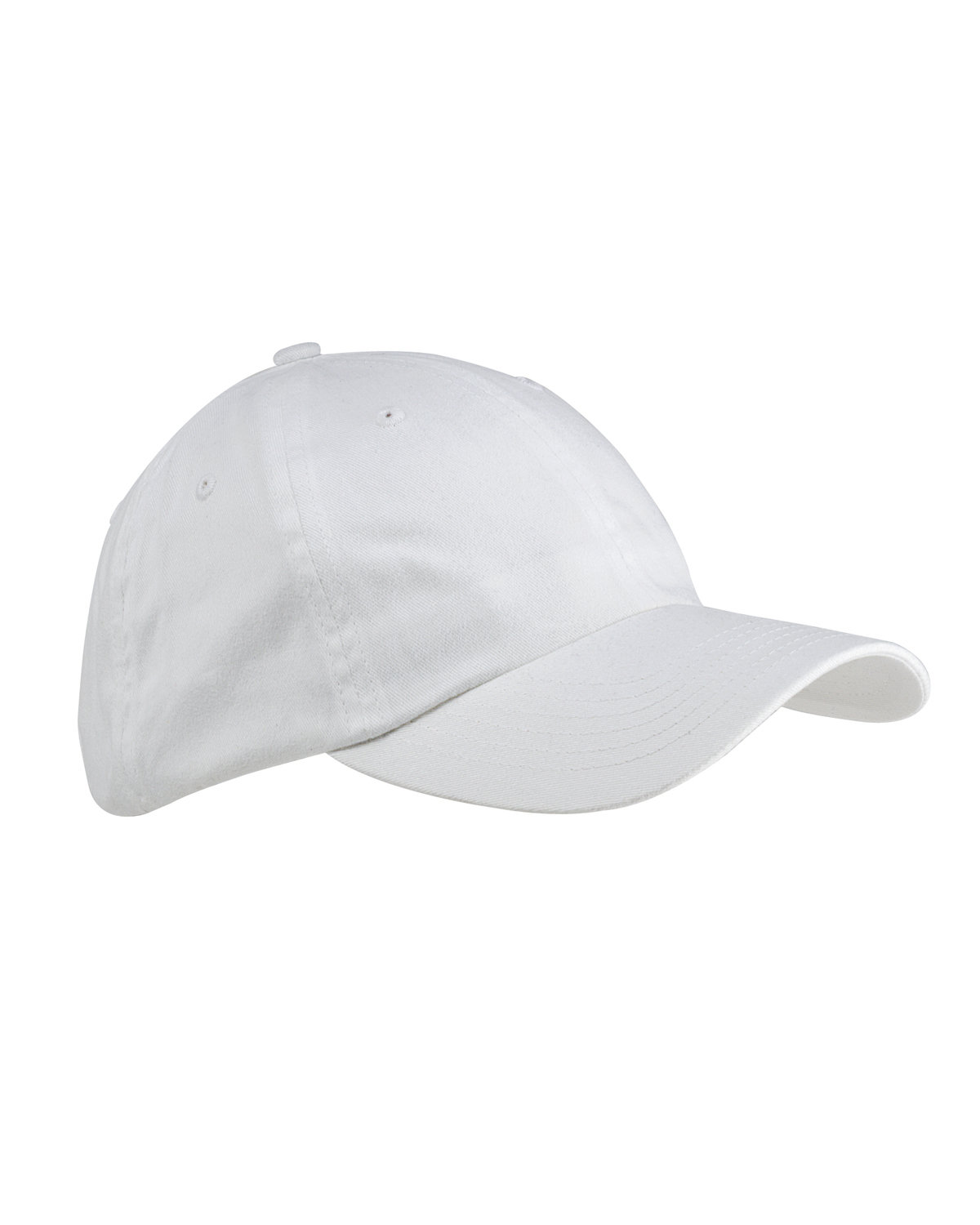 Front view of Youth 6-Panel Brushed Twill Unstructured Cap