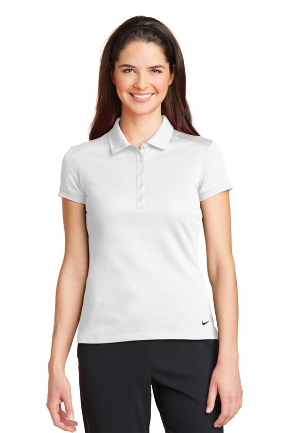Front view of Women’s Dri-FIT Solid Icon Pique Modern Fit Polo