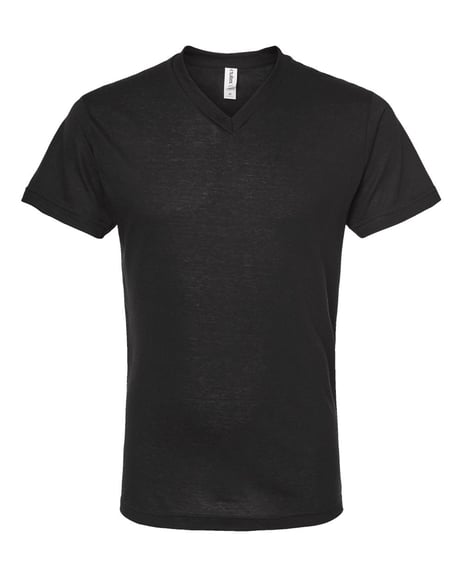 Frontview ofPoly-Rich V-Neck T-Shirt