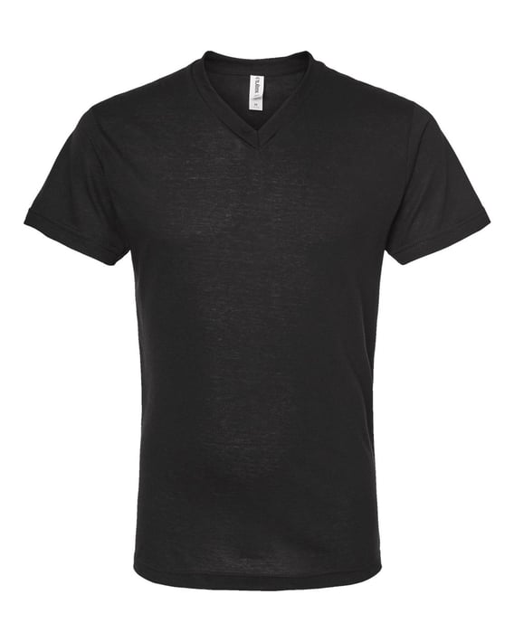 Front view of Poly-Rich V-Neck T-Shirt