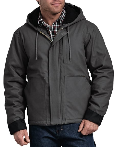 Front view of Men's FLEX Sanded Duck Mobility Jacket