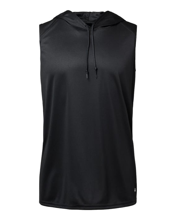 Front view of B-Core Sleeveless Hooded T-Shirt