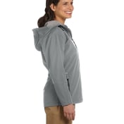 Side view of Ladies’ Soft Shell Hooded Jacket