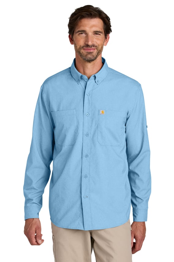 Front view of Force&reg; Sun Defender Long Sleeve Shirt