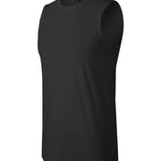 Side view of B-Core Sleeveless T-Shirt