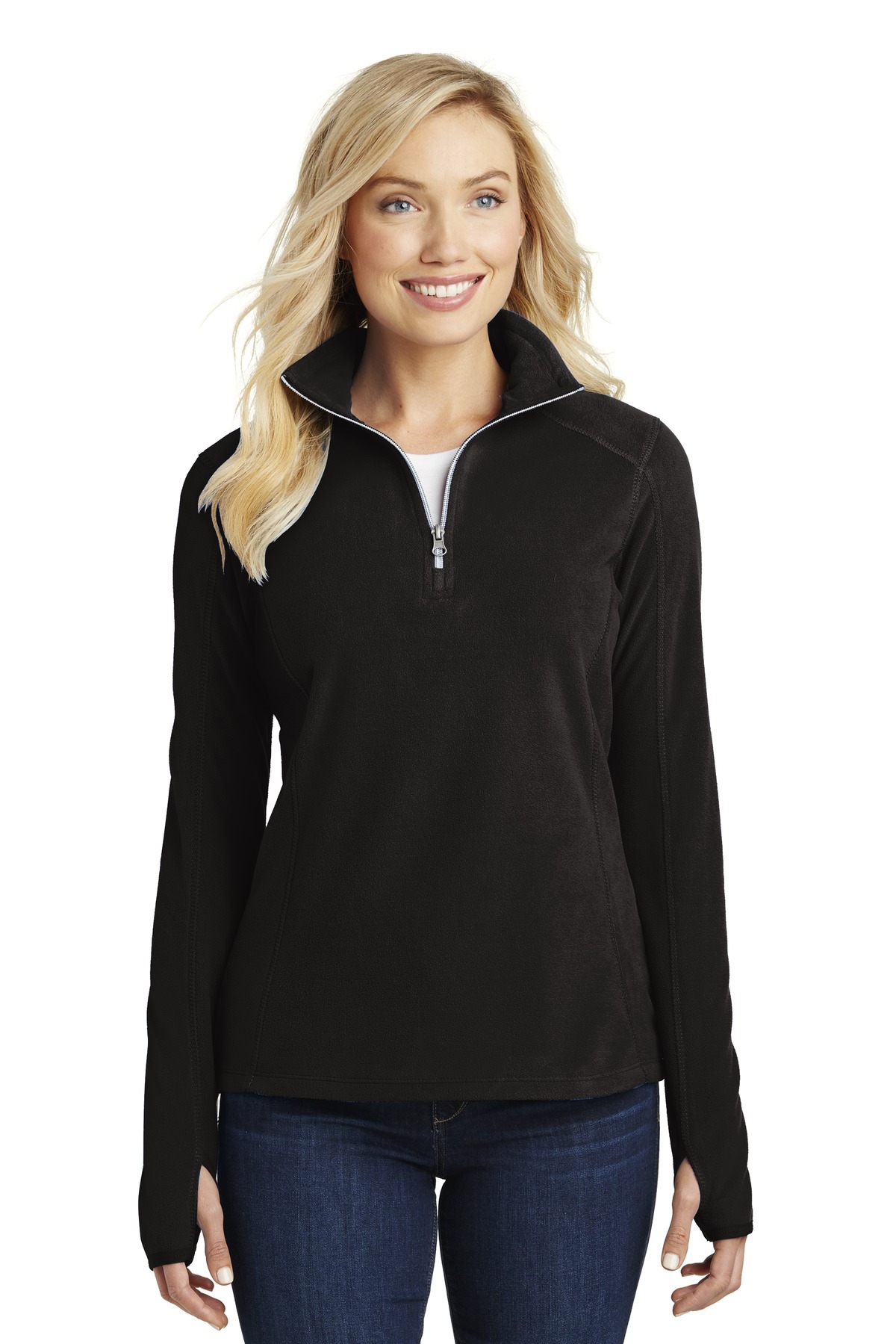 Front view of Women’s Microfleece 1/2-Zip Pullover