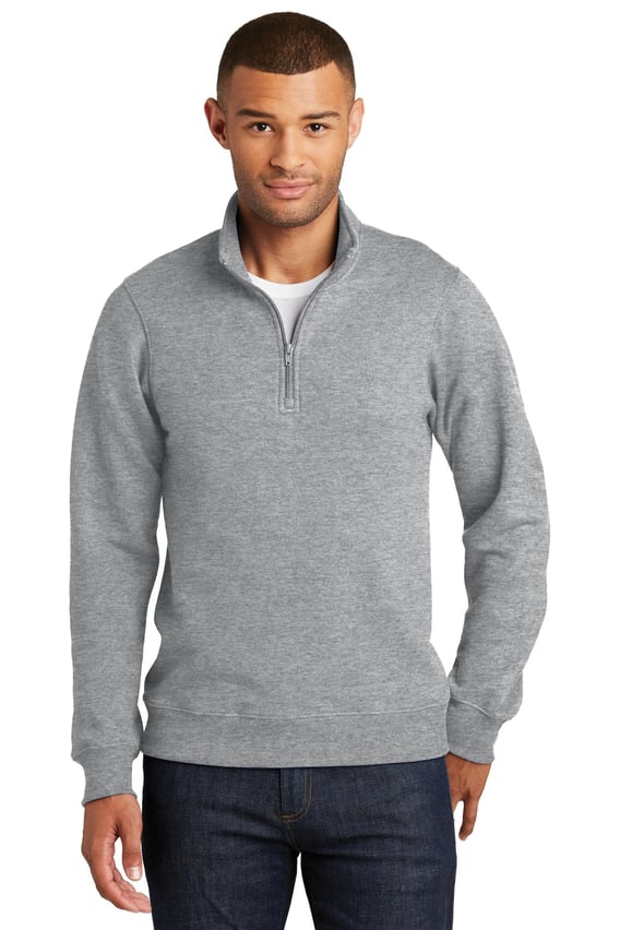 Front view of Fan Favorite Fleece 1/4-Zip Pullover Sweatshirt
