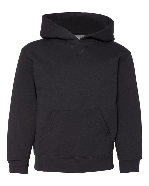 Front view of Youth Dri Power® Hooded Sweatshirt