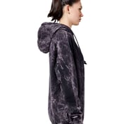 Side view of Vintage Raglan Hooded Sweatshirt