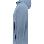 Side view of Eco Revive™ Polar Fleece Hooded Full-Zip Jacket