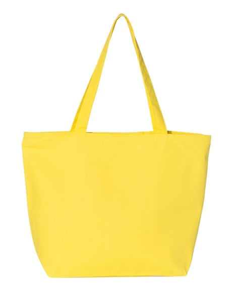Front view of 25L Zippered Tote