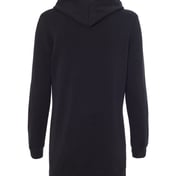 Back view of Women S Special Blend Hooded Sweatshirt Dress