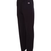 Side view of Powerblend® Open-Bottom Sweatpants With Pockets