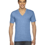 Front view of Unisex Triblend Short-Sleeve V-Neck