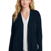 Front view of Women’s Easy Care Open-Front Cardigan Sweater