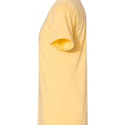 Side view of CVC V-Neck T-Shirt