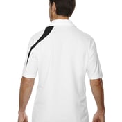 Back view of Men’s Impact Performance Polyester Piqué Olorblock Polo