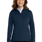 Front view of Women’s Grid Fleece Jacket