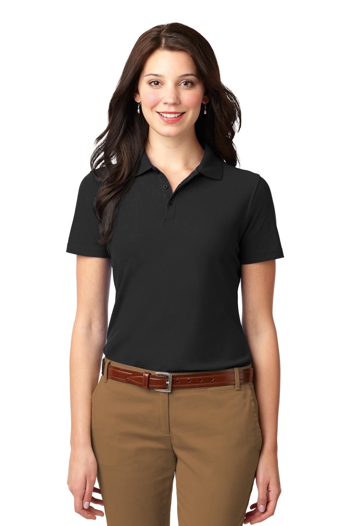 Front view of Ladies Stain-Resistant Polo