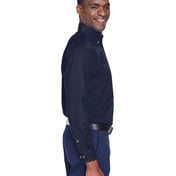 Side view of Men’s Tall Easy Blend™ Long-Sleeve Twill Shirt With Stain-Release
