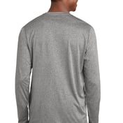 Back view of Long Sleeve Heather Contender Tee