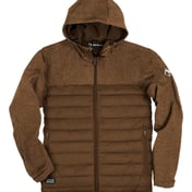 Front view of Pinnacle Soft Shell Puffer Jacket