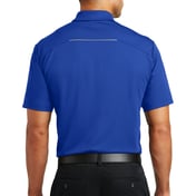 Back view of Pinpoint Mesh Polo