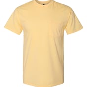 Front view of Inspired Dye Short Sleeve Pocket Crew