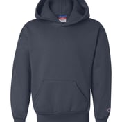 Front view of Powerblend® Youth Hooded Sweatshirt