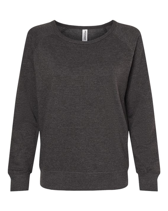 Front view of Juniors Heavenly Fleece Lightweight Sweatshirt