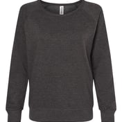 Front view of Juniors Heavenly Fleece Lightweight Sweatshirt