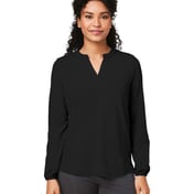 Front view of Women’s Raleigh Half-Placket Knit Top